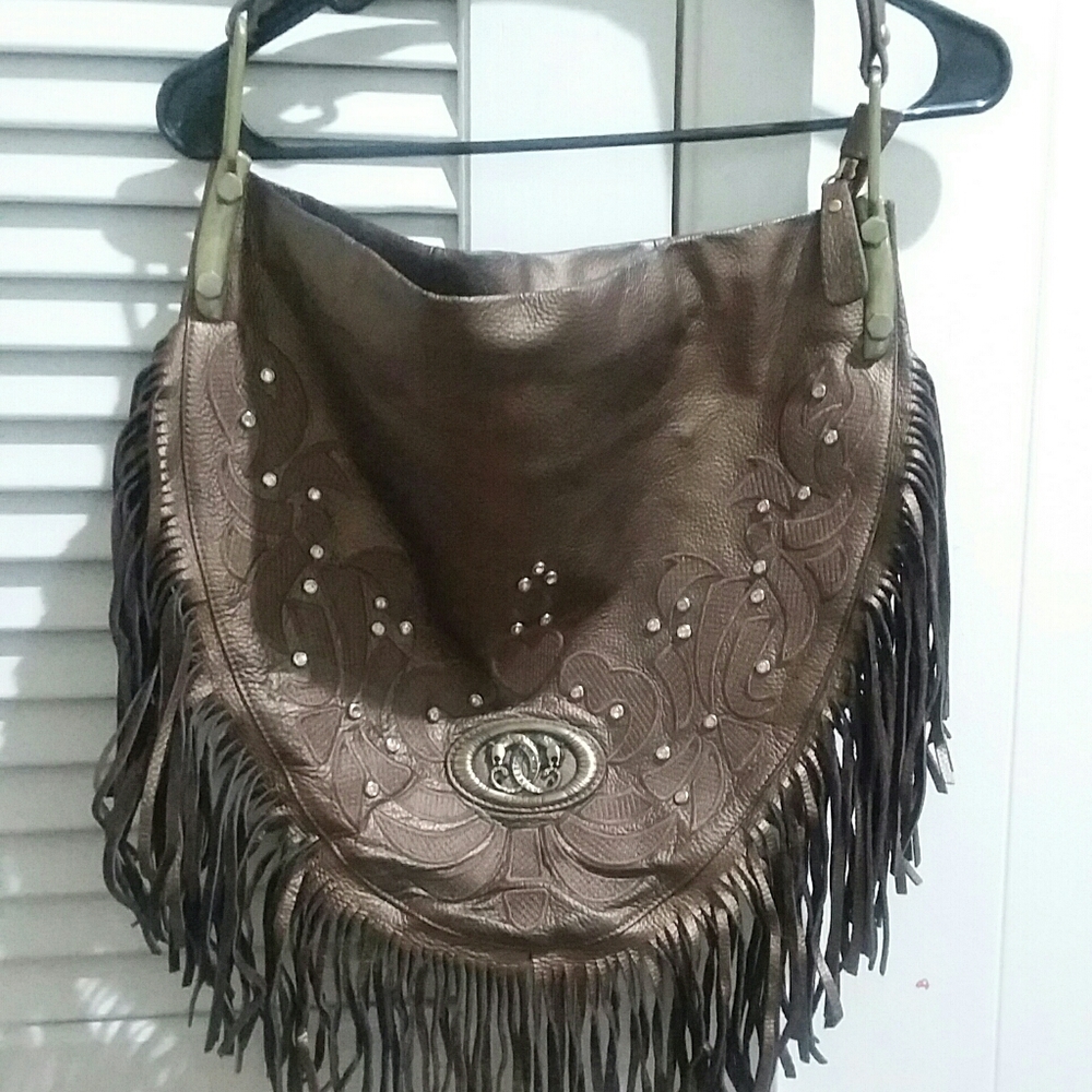 Sharif NY Kissing Cougars Hobo Handbag (SOLD)